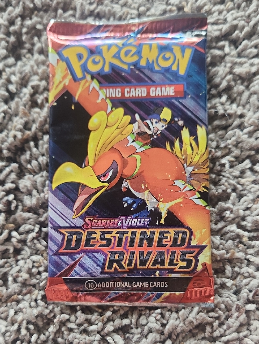 nwtScarlet & Violet Destined Rivals Booster Pack - Orange